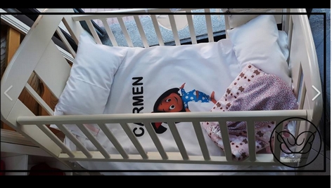 Regalar sábana personalizada para bebé